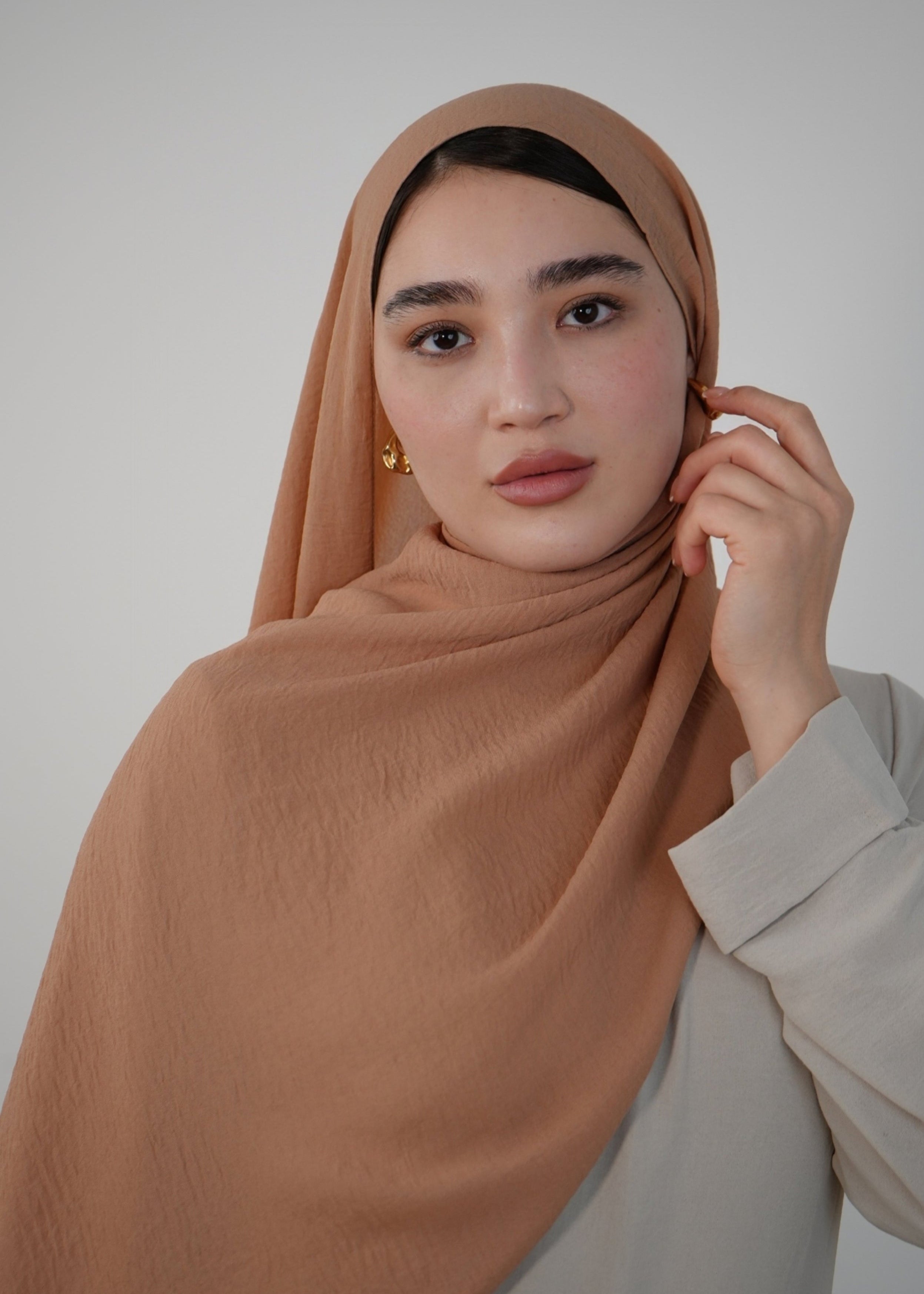 Crinkle Hijab Caramella