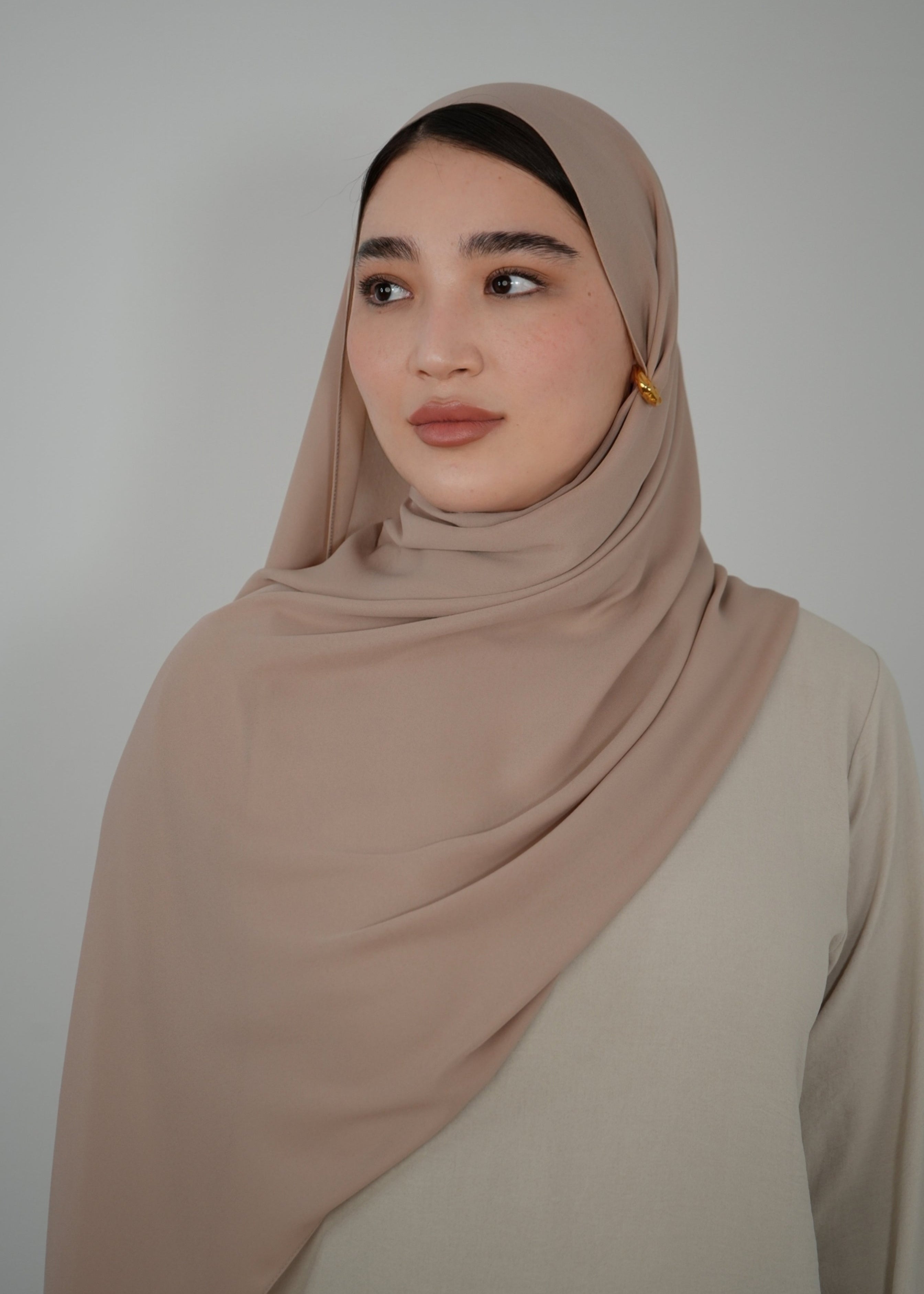 Chiffon Hijab Beige