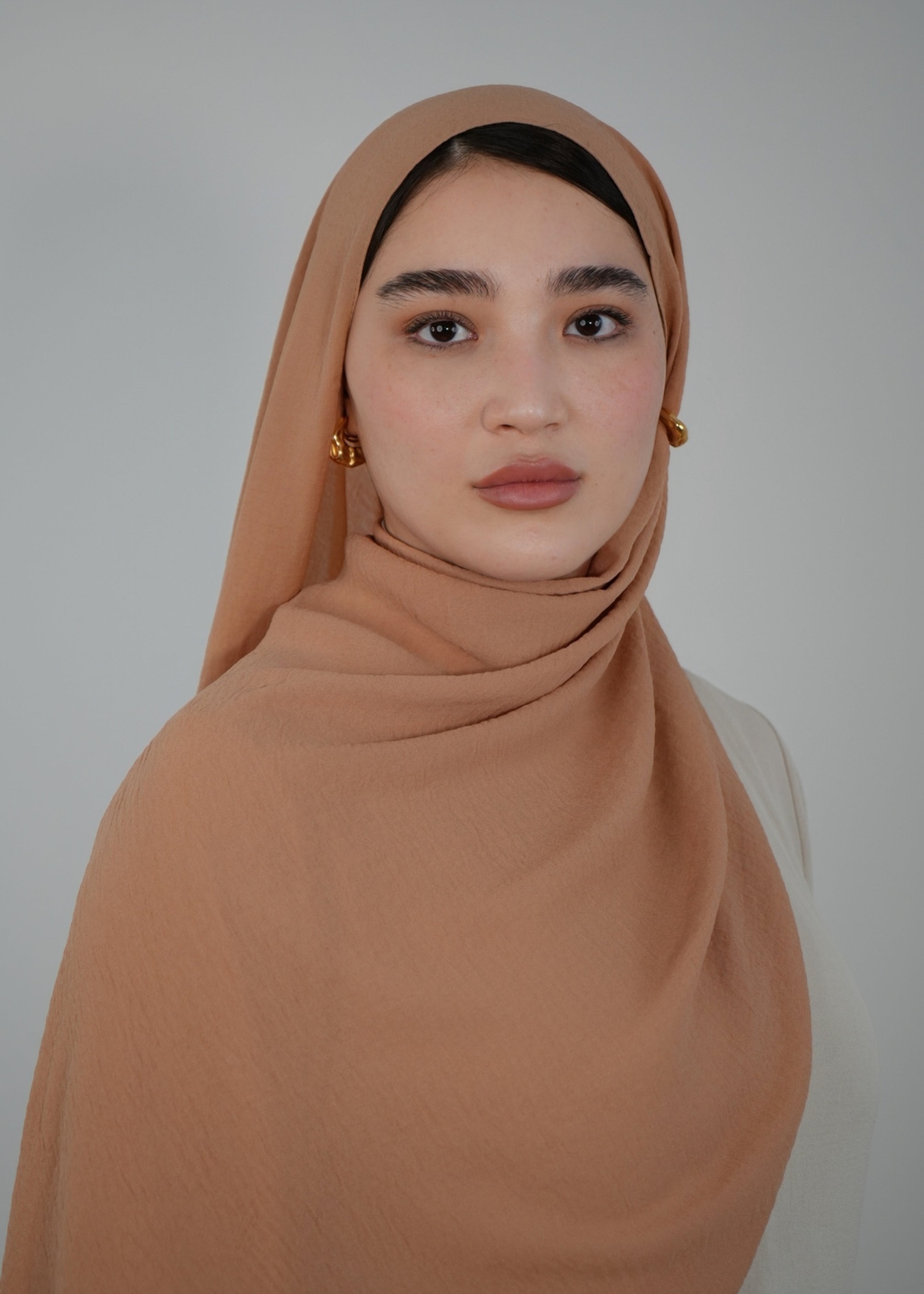 Crinkle Hijab Caramella