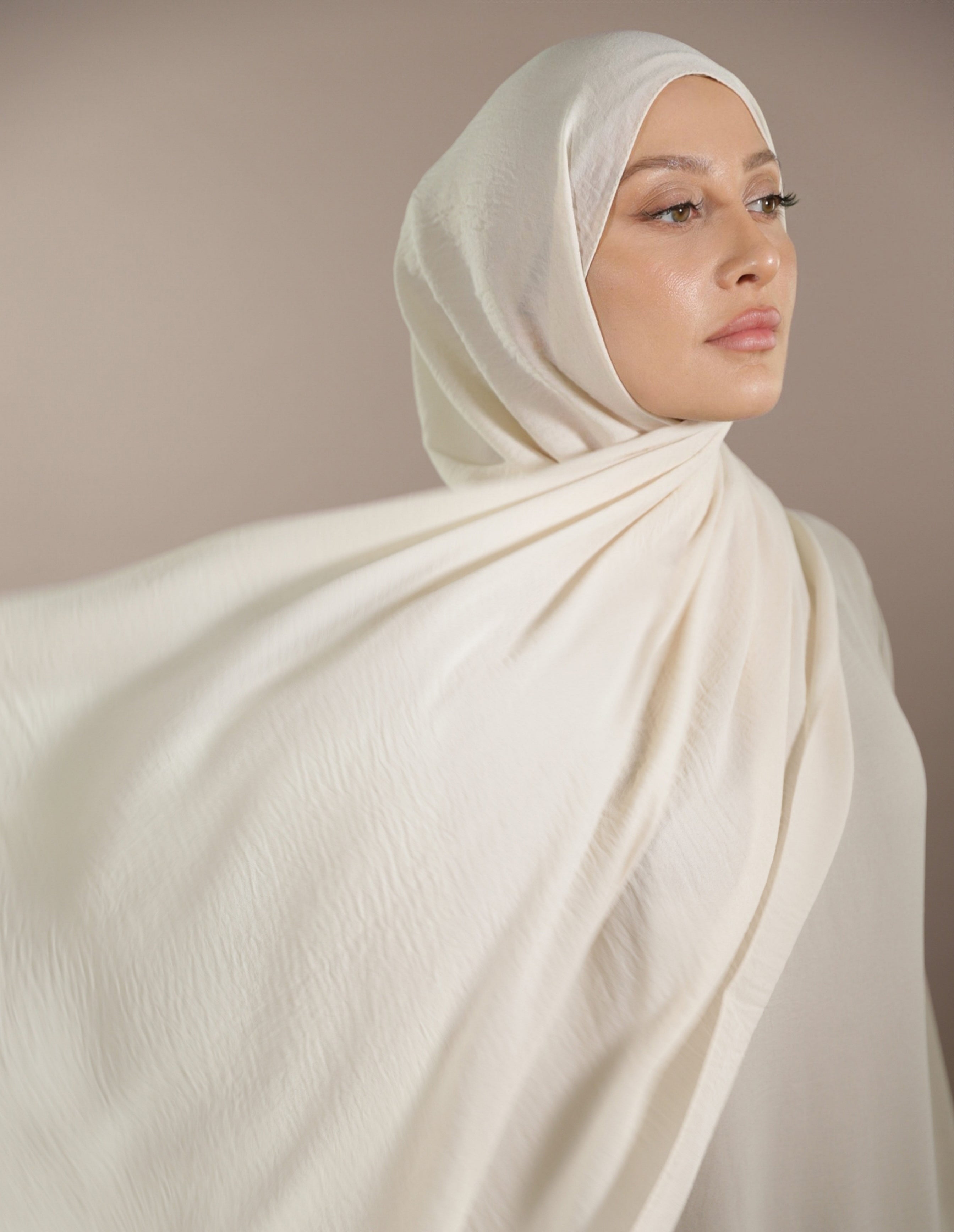 Crinkle Hijab - Butter