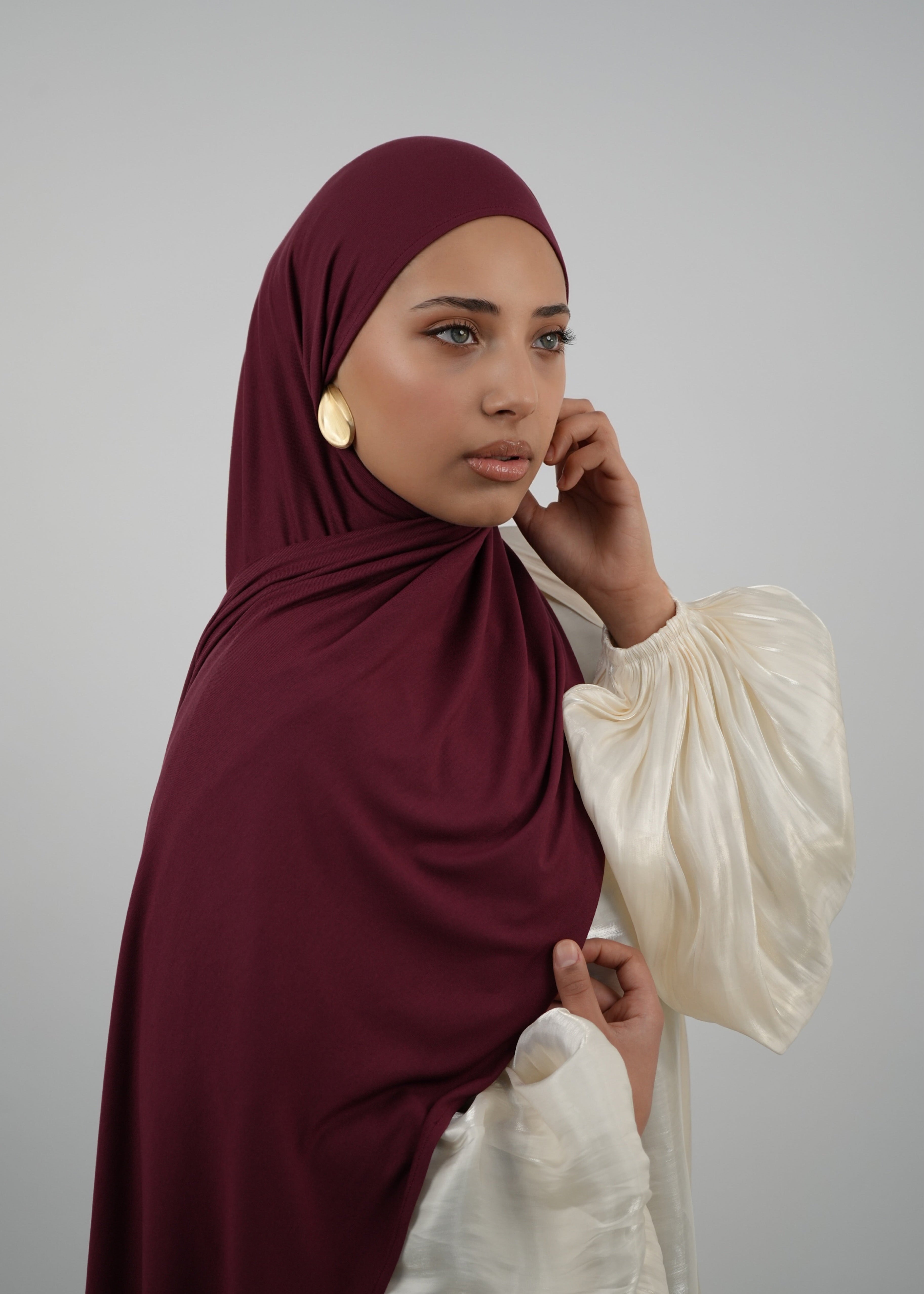 After Iftar Date - Burgundy