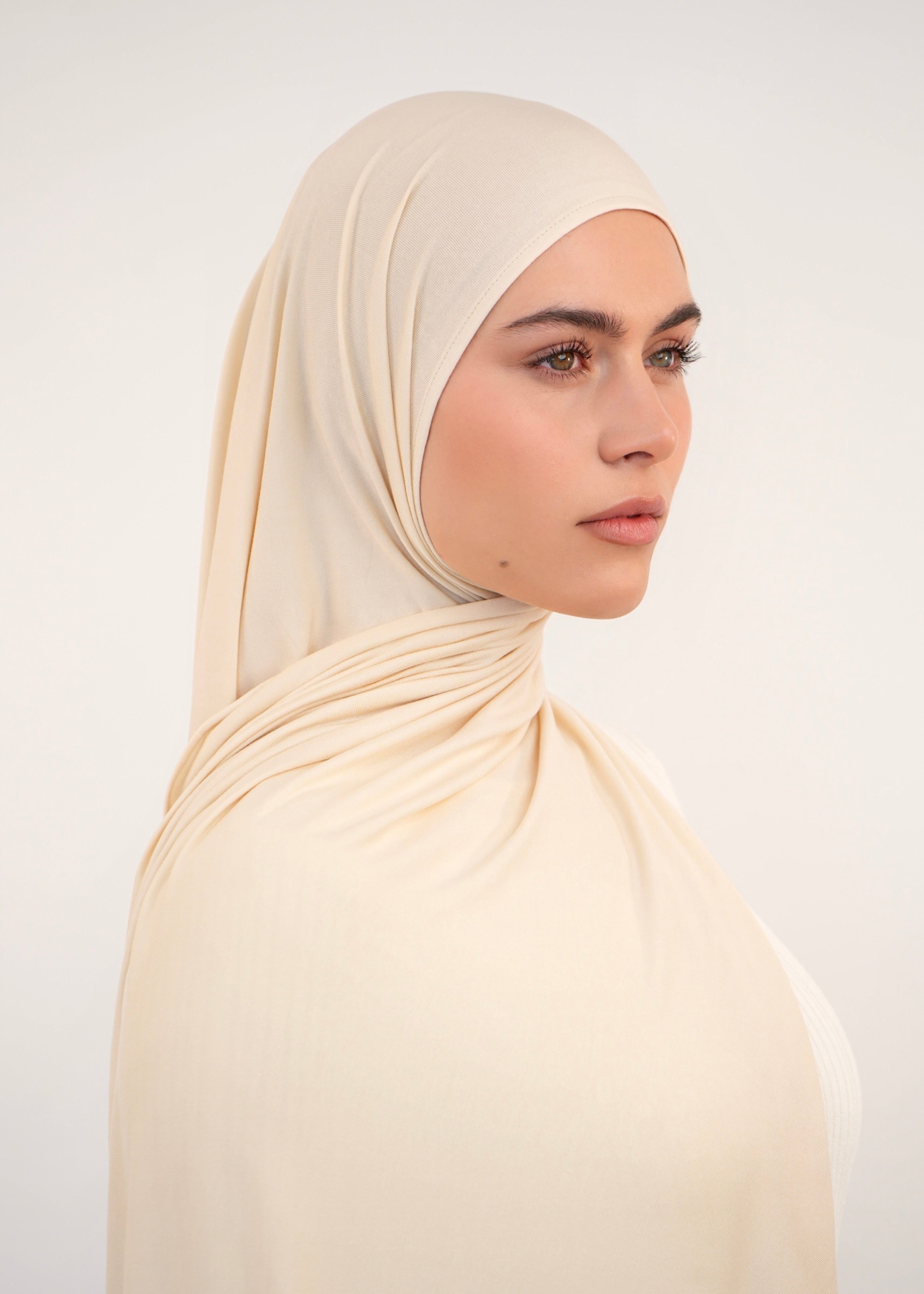 Tahini Nude - Signature Premium Jersey Hijab