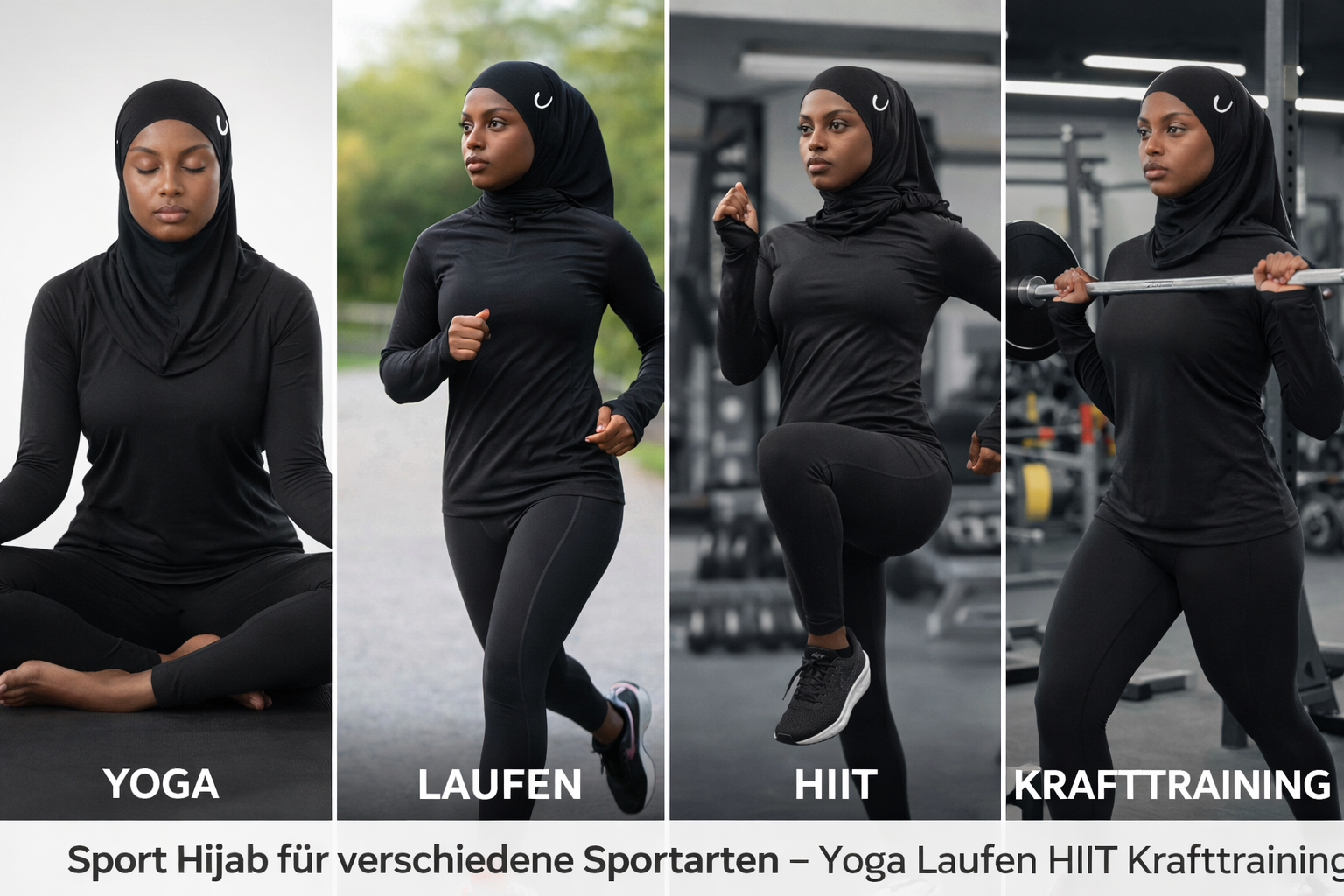 Sport Hijab für Yoga, Cardio und Krafttraining – was du für jede Sportart brauchst