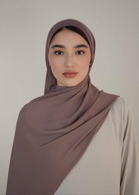 Mocca Light Krepp Mix Jersey Dusty Rose