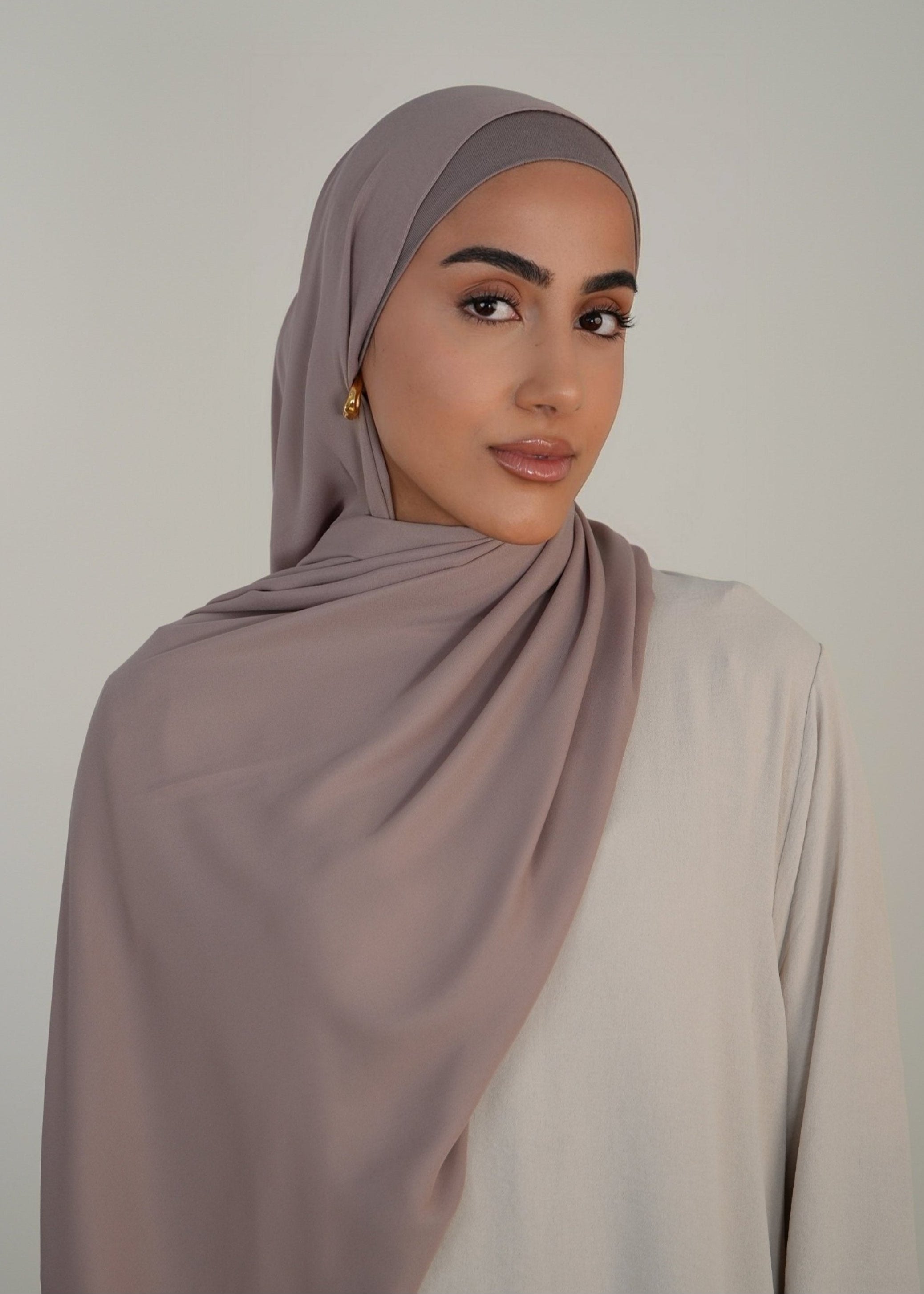 Taupe Krepp Mix Jersey Fairy Oud