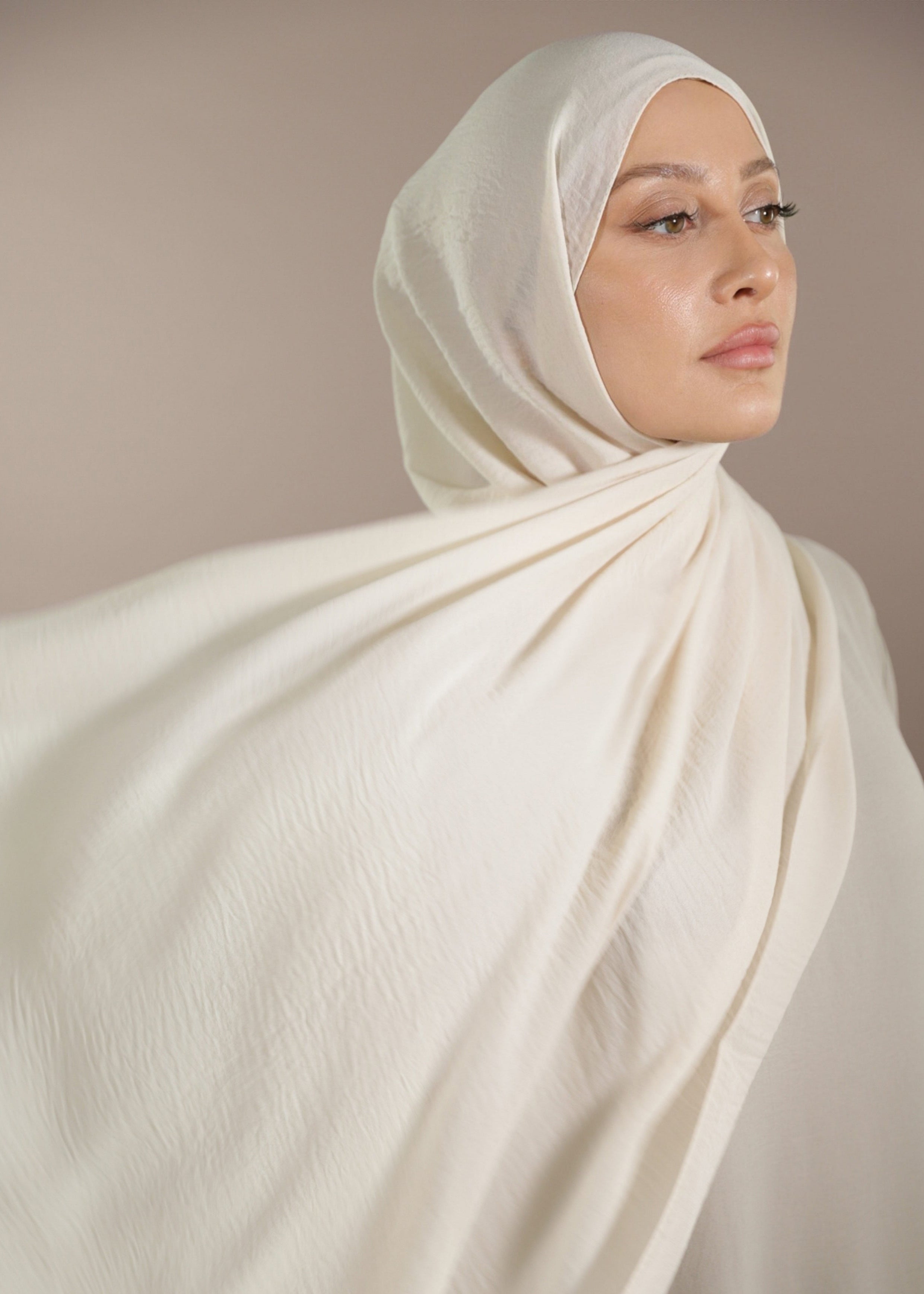 Crinkle Hijab - Butter