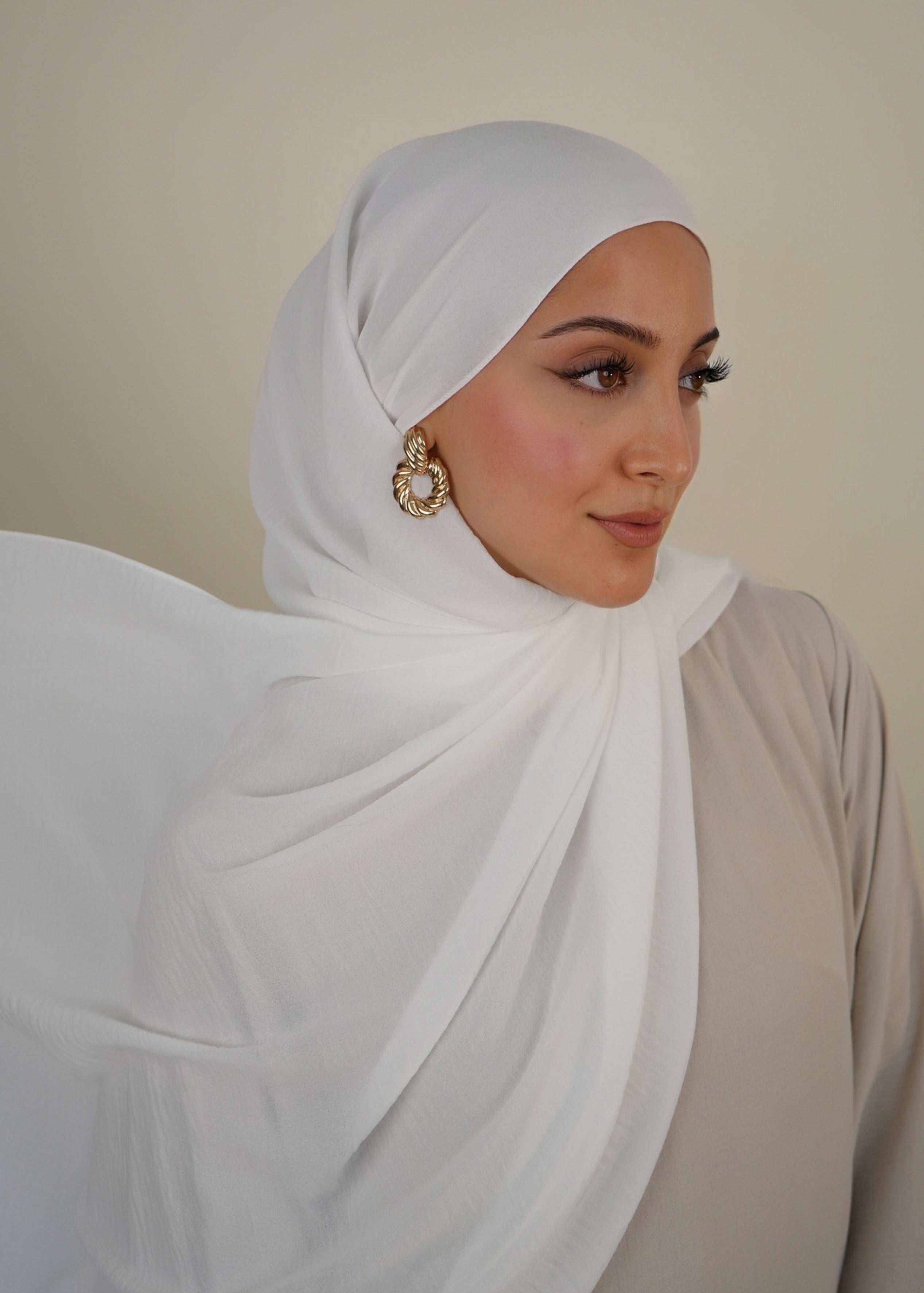 Jazz Hijab Dubai White