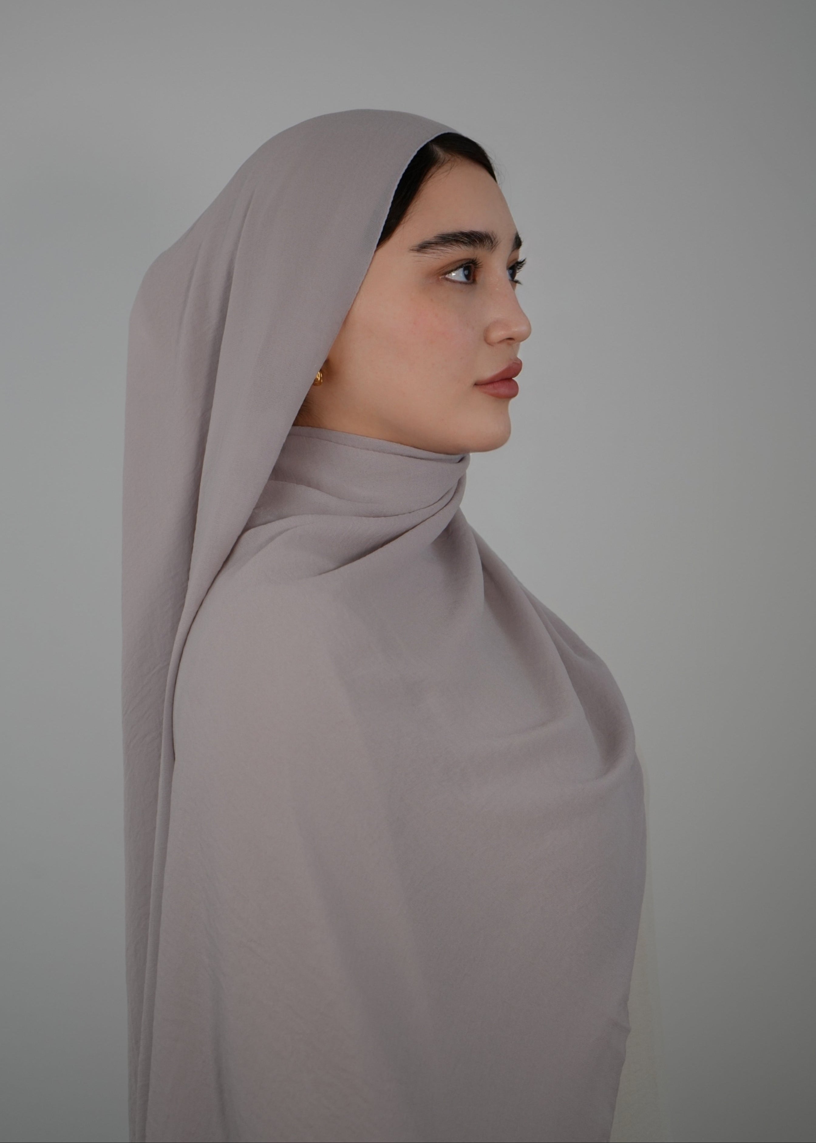 Crinkle Hijab - Stone