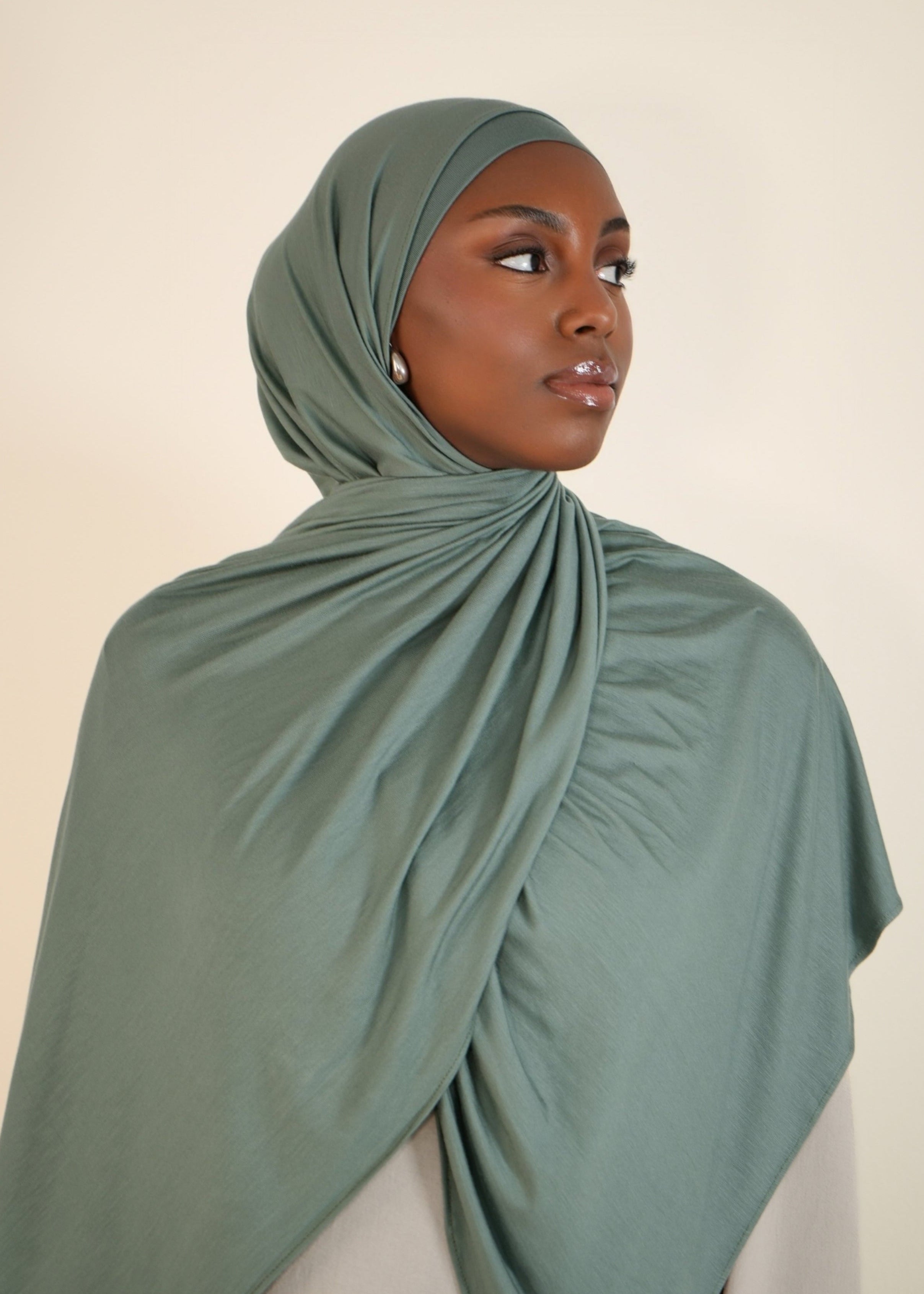 Turquoise Delight Premium Jersey Hijab
