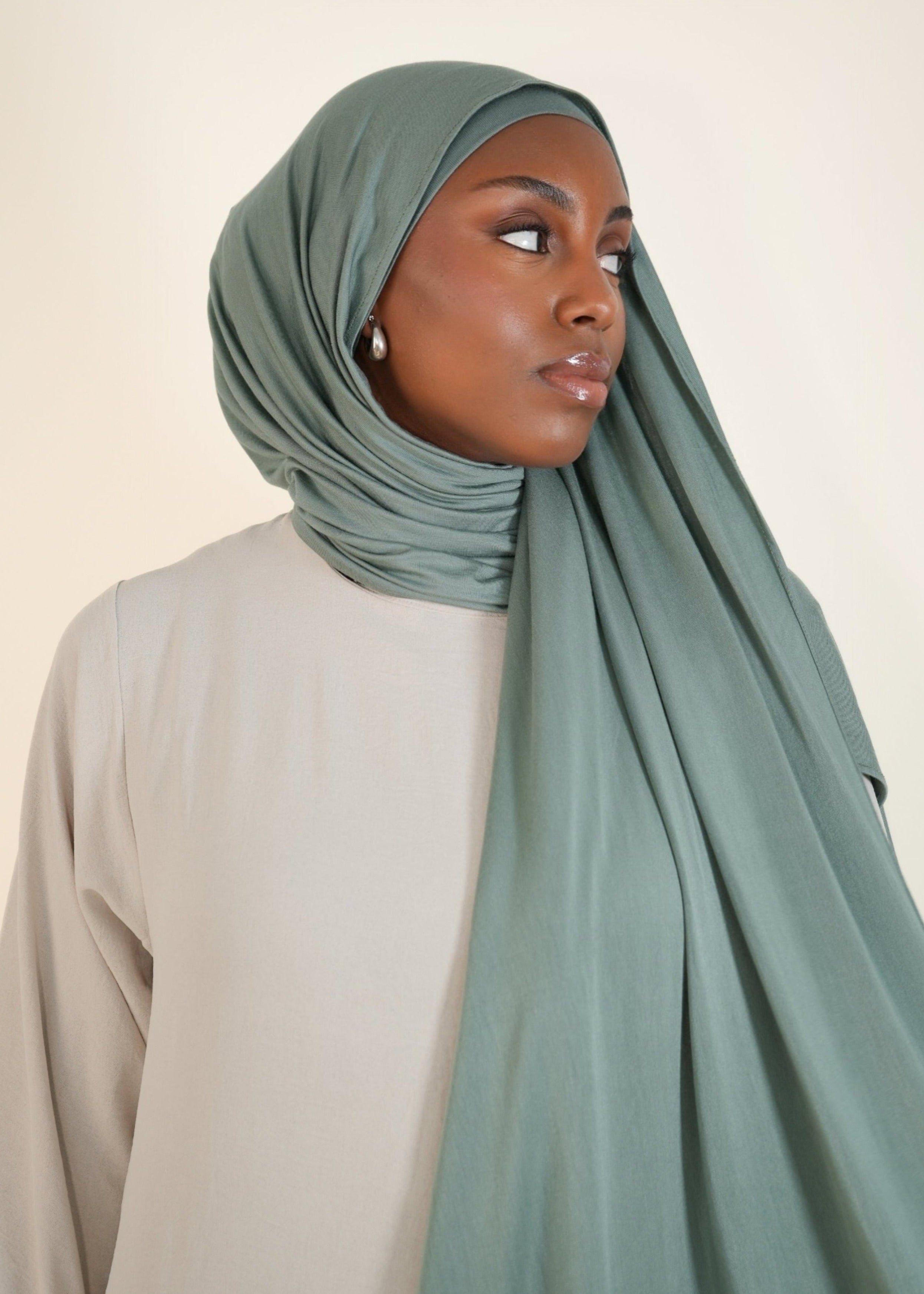 Turquoise Delight Premium Jersey Hijab