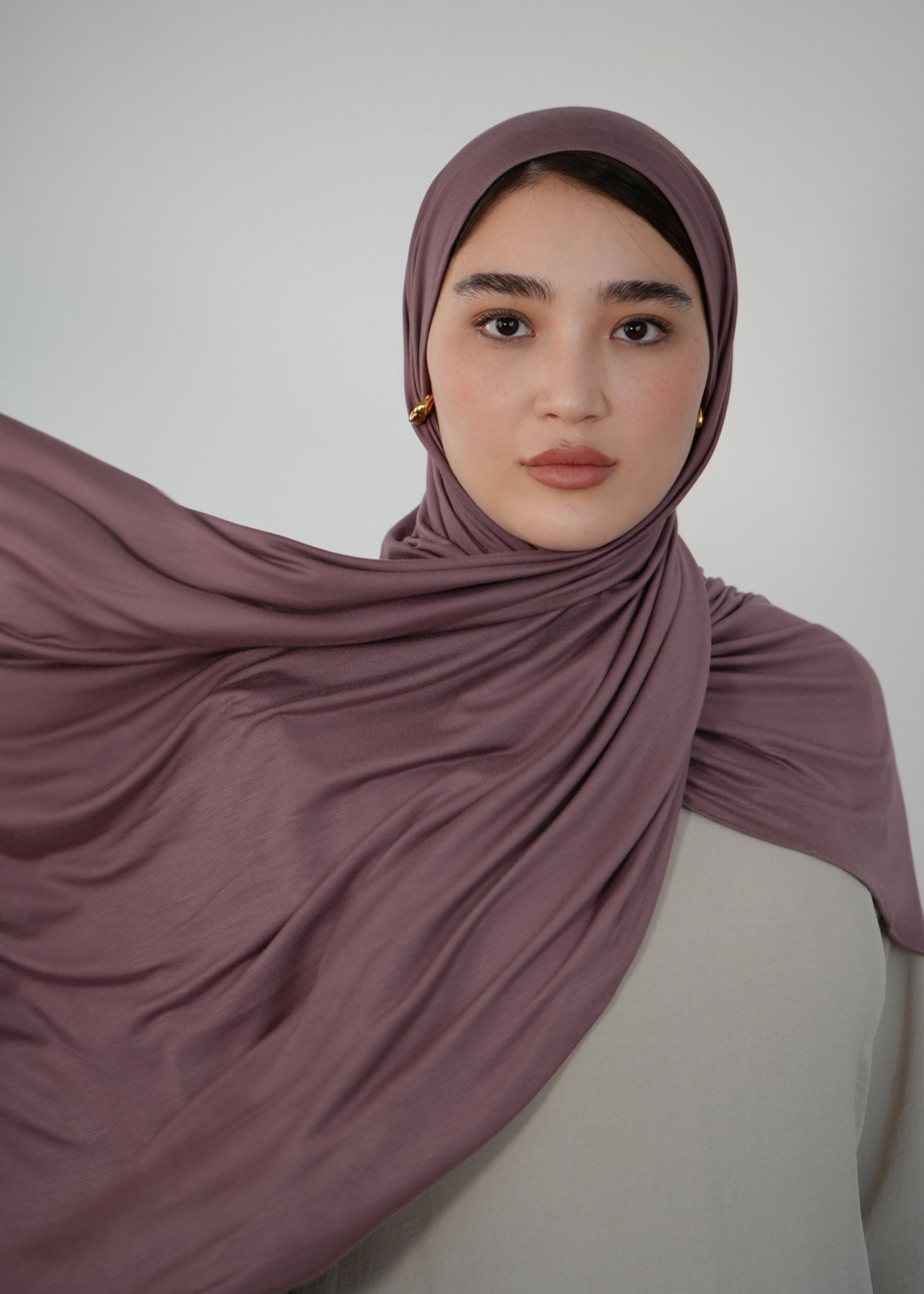 Premium Jersey Hijab - Violette Rose