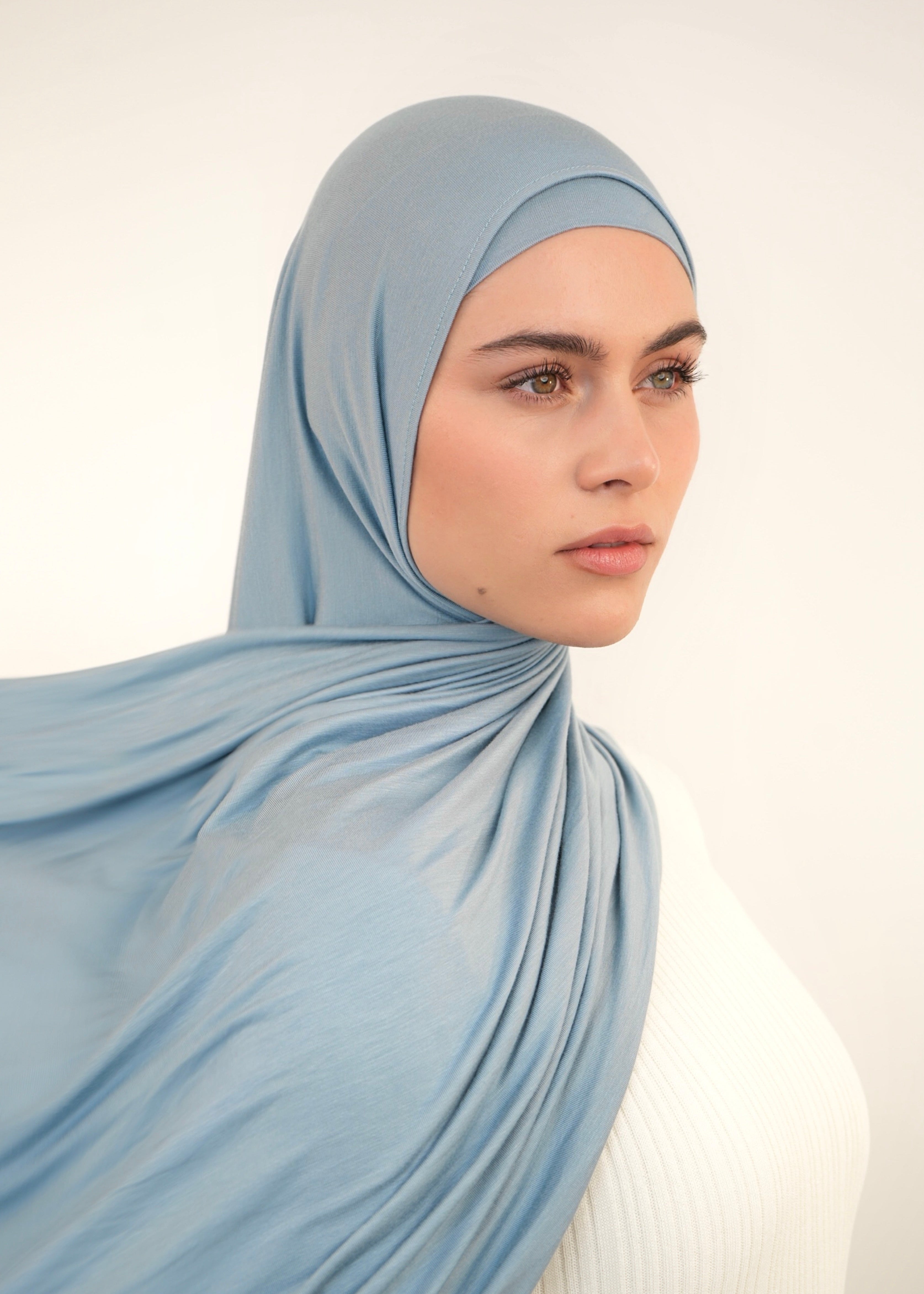 Premium Jersey Hijab - Santorini