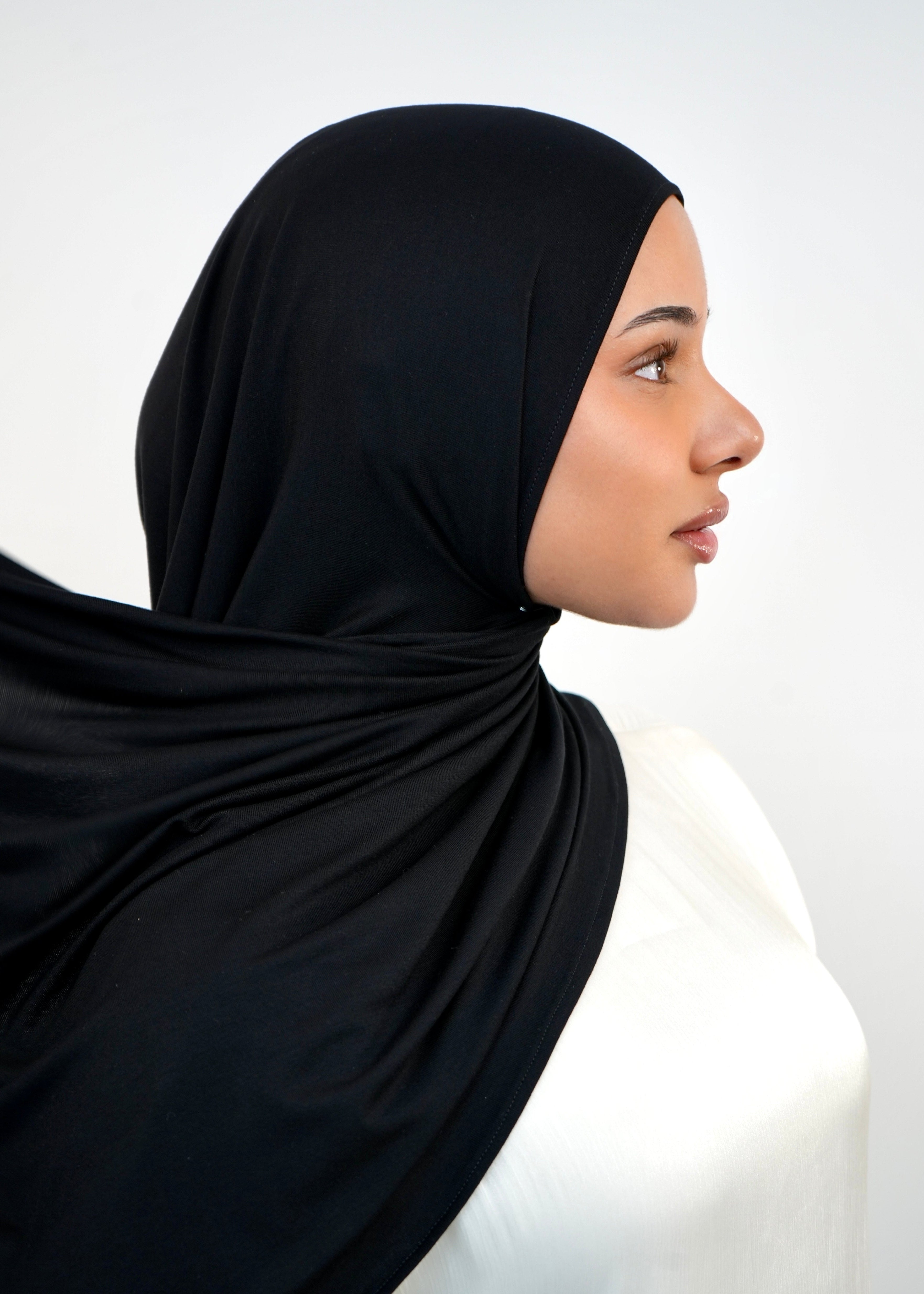 Black - Signature Premium Jersey Hijab