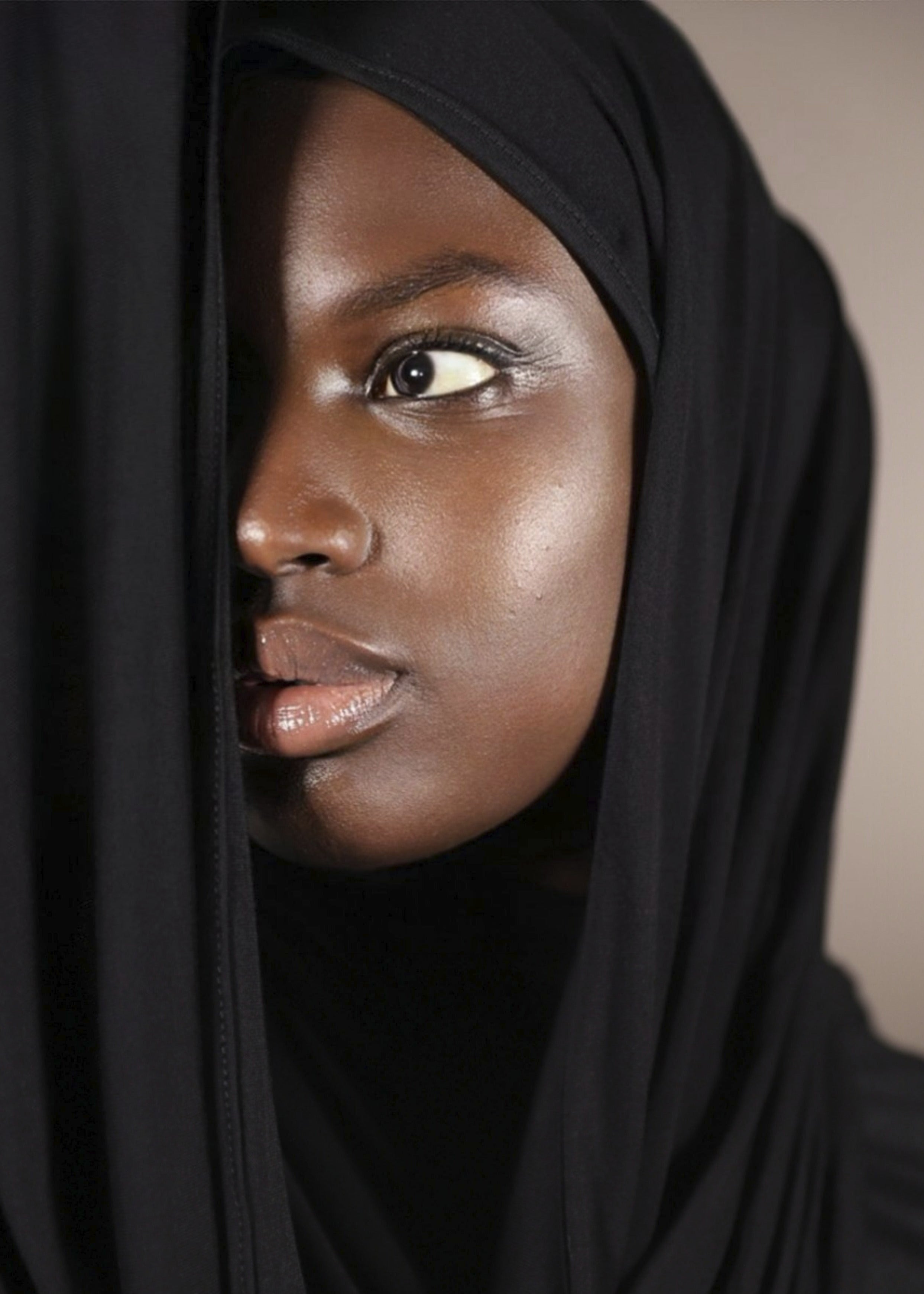 Premium Jersey Hijab - Black