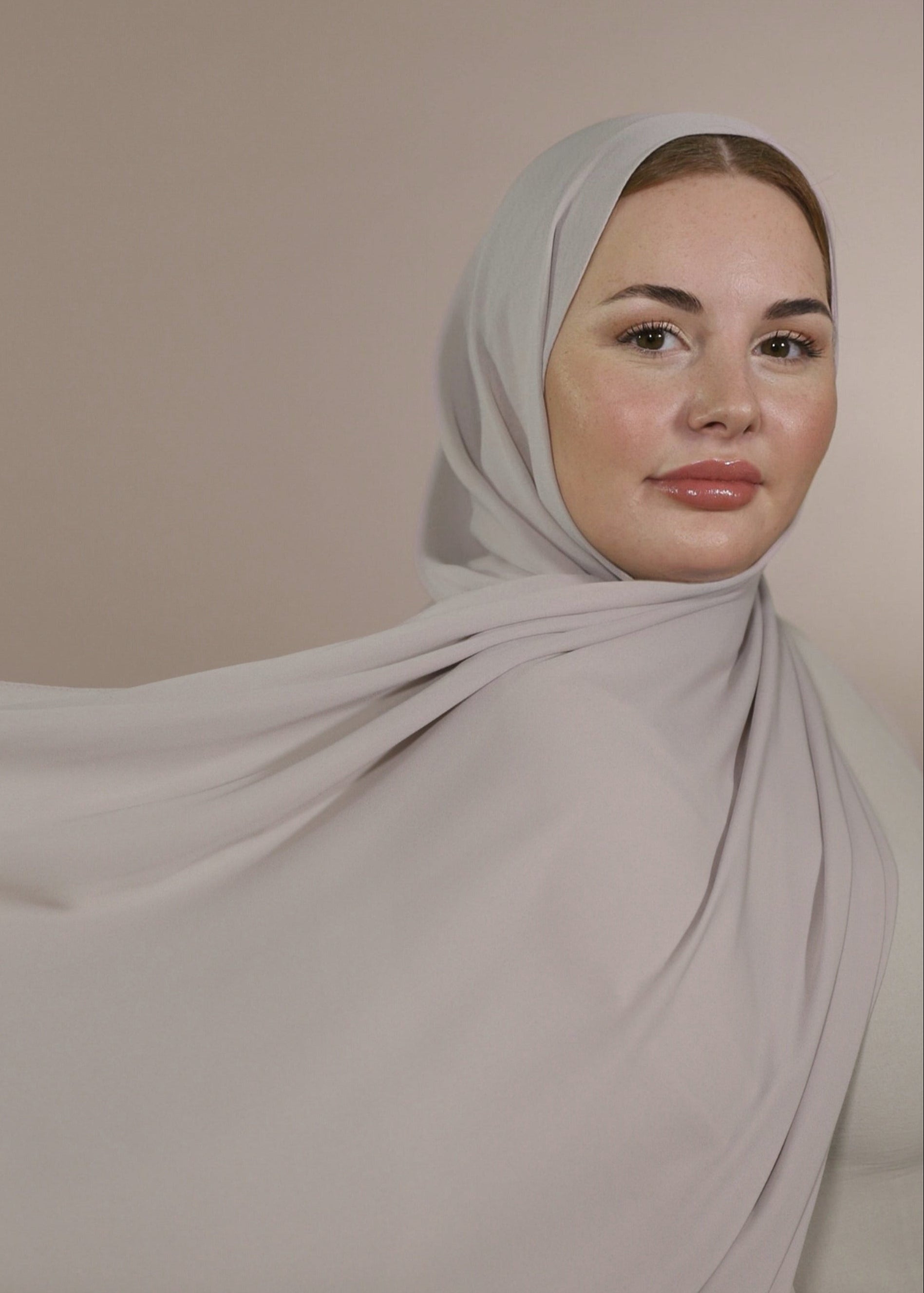 Chiffon Hijab - Stone