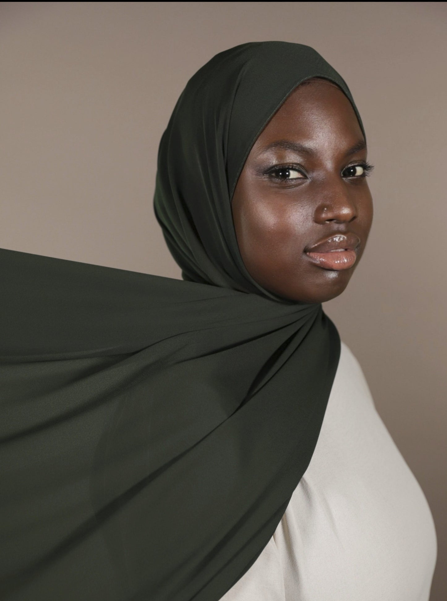 Krepp Hijab - Camouflage