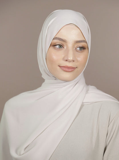 Krepp Hijab - Neutral