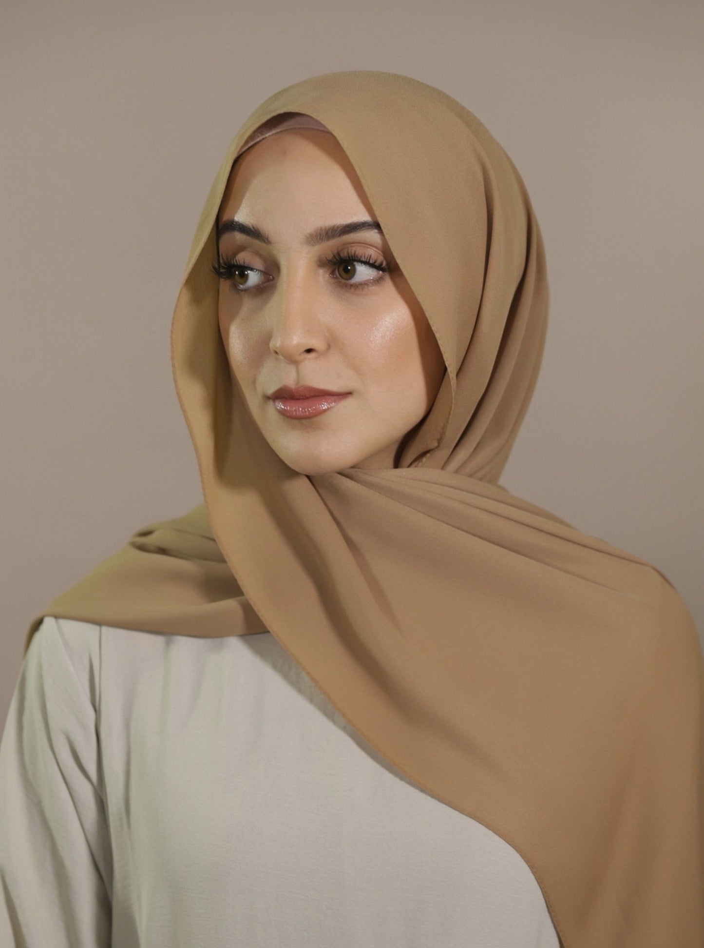 Krepp Hijab - Caramella