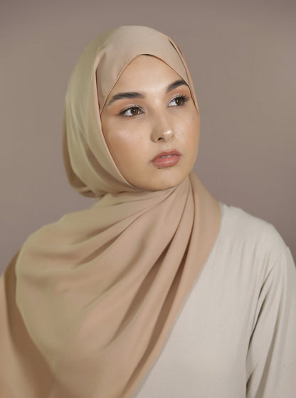 Hijab Crêpe - Caramella Light