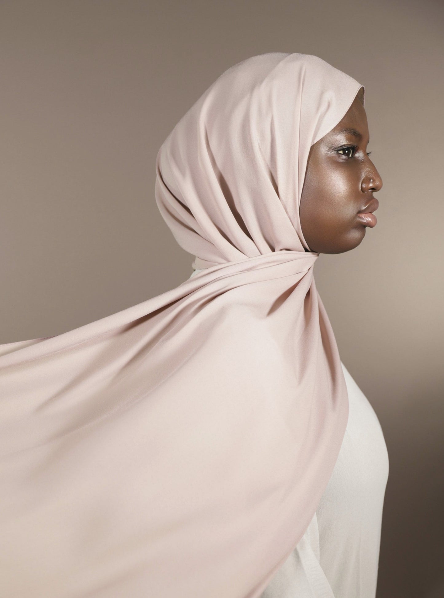 Krepp Hijab - Beige