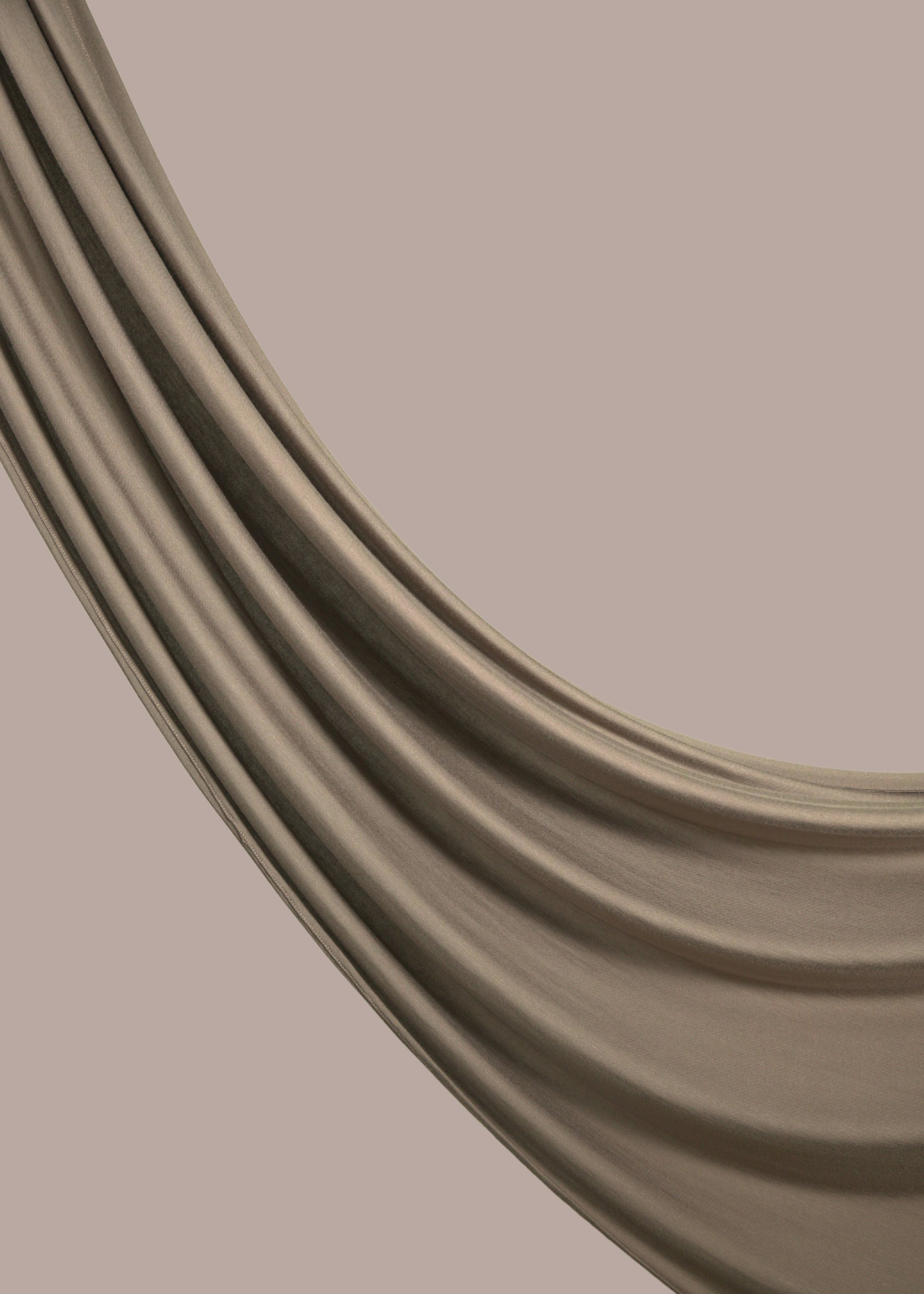 Premium Jersey Hijab - Mocca