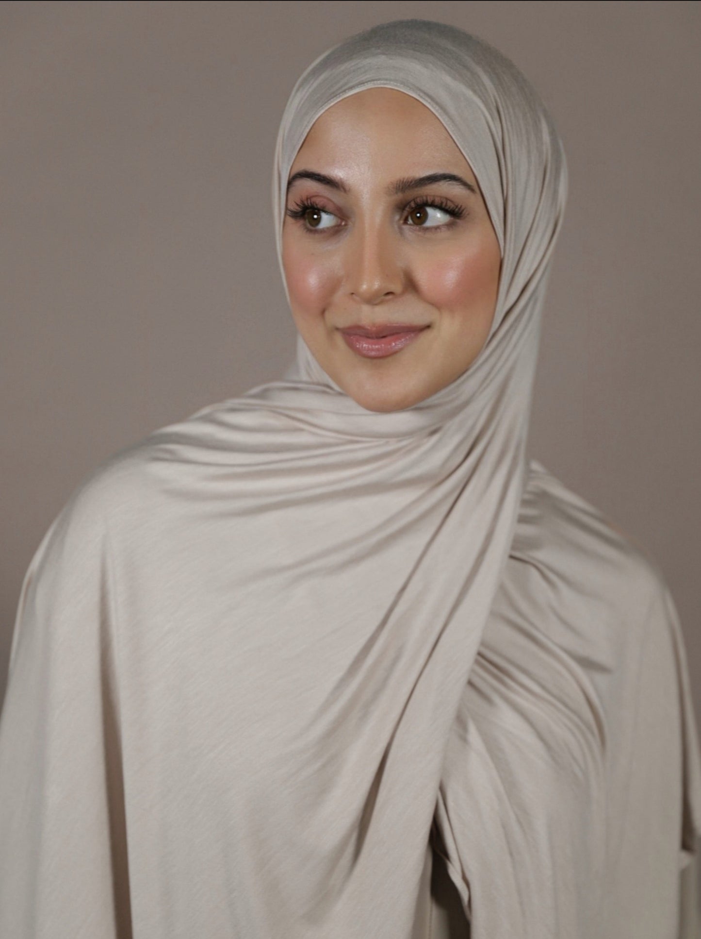 Premium Jersey Hijab - Beige